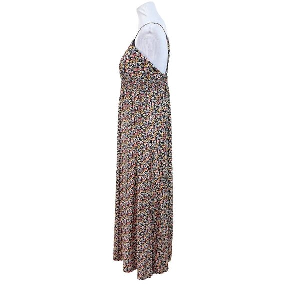 J For Justify XL Ditsy Micro Floral Slit Maxi Spaghetti Strap Dress Cottagecore - Picture 3 of 9